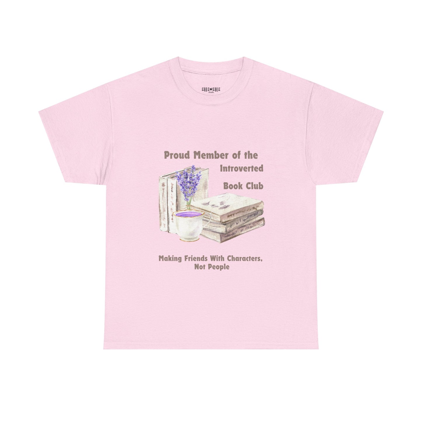 Introverted Book Club, Book-lover, Unisex Tee