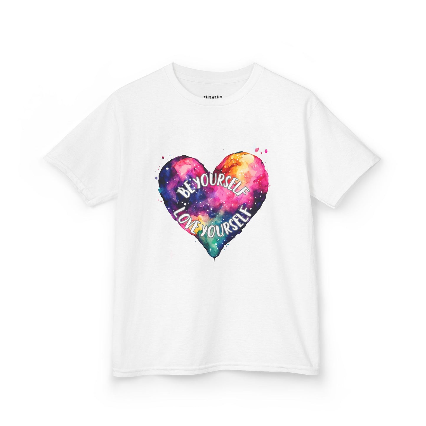 Be Yourself Love Yourself Motivational Kids T-Shirt, Positive Affirmation Shirt, Gift for Children, Encouraging Apparel