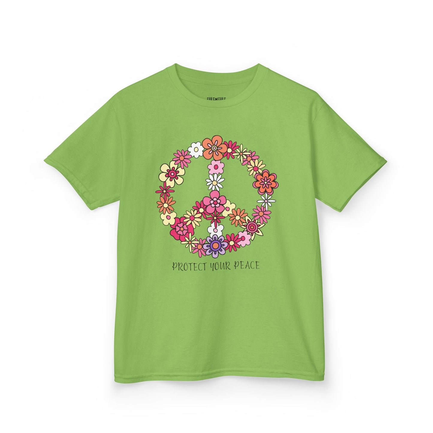 Protect Your Peace Motivational Kids T-Shirt, Positive Affirmation Shirt, Gift for Children, Encouraging Apparel