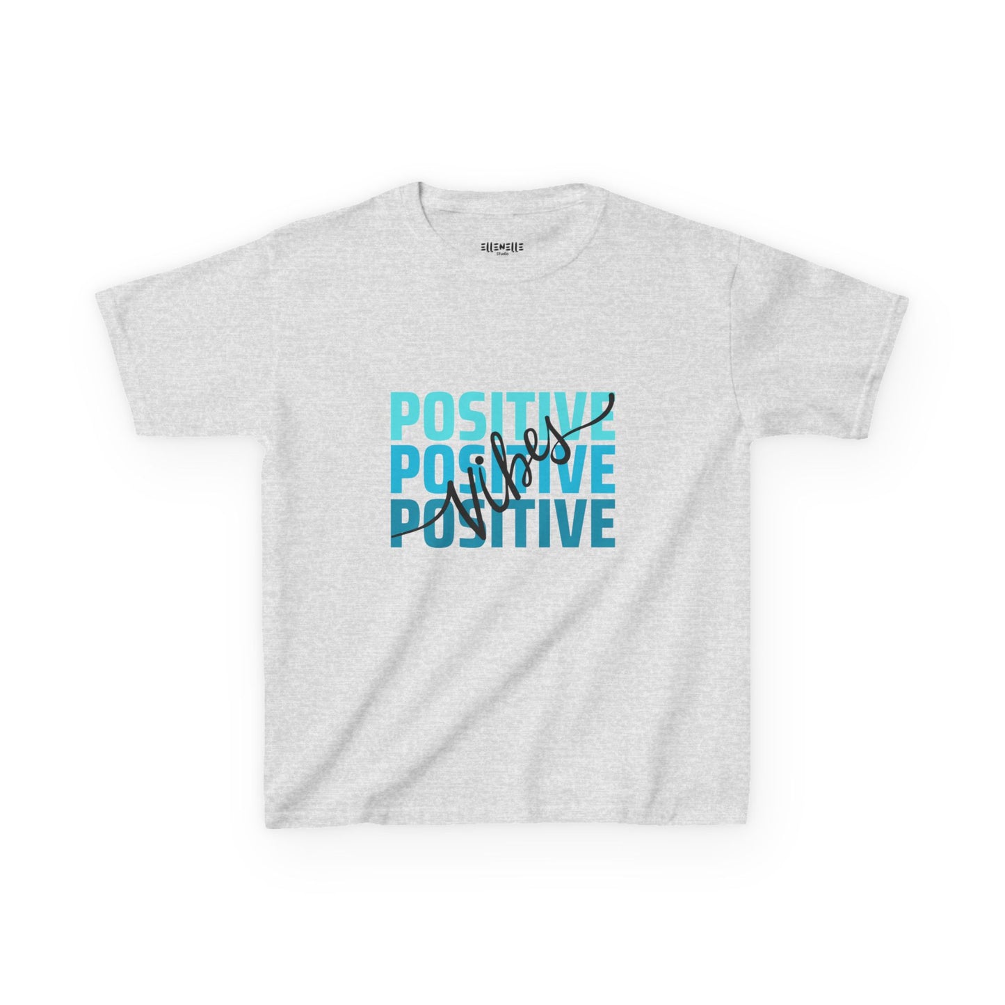 Positive Vibes Motivational Kids T-Shirt, Positive Affirmation Shirt, Gift for Children, Encouraging Apparel