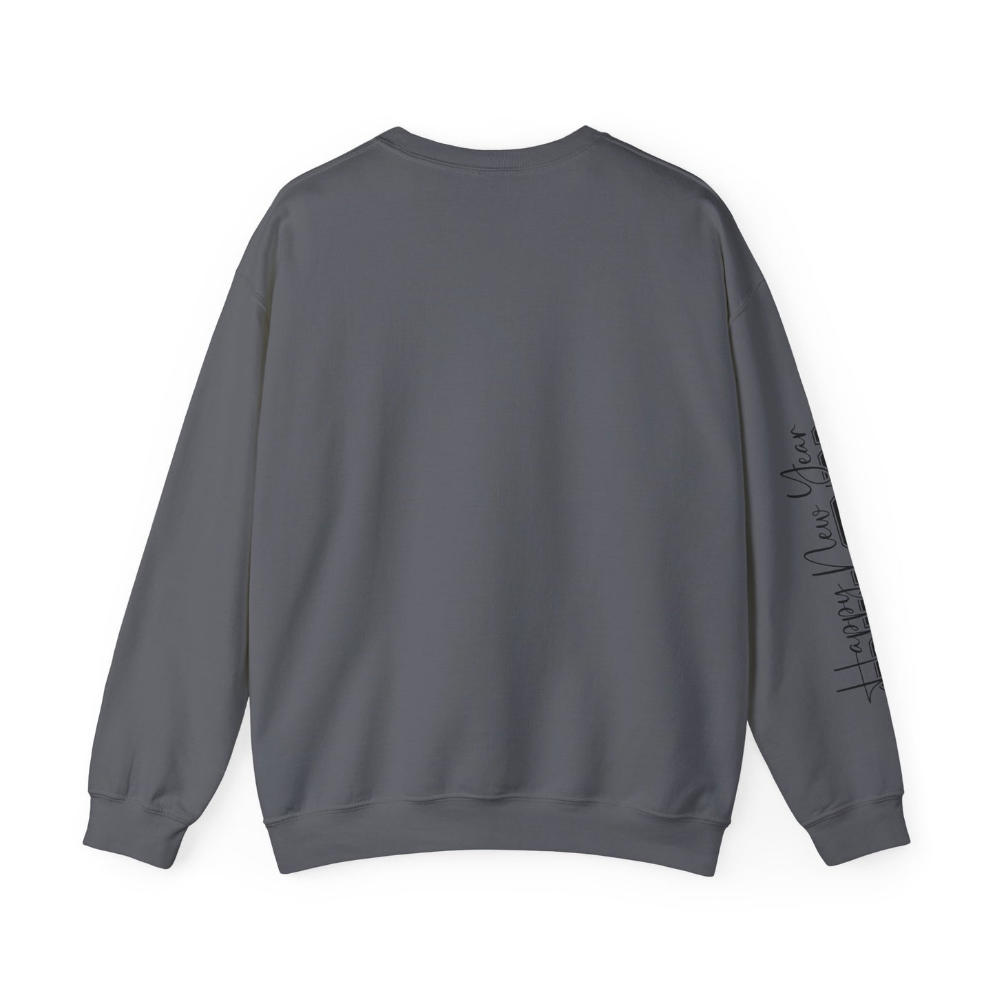 2026 Happy New Year Crewneck Sweatshirt — "Twenty twenty-six" Graphic Pullover