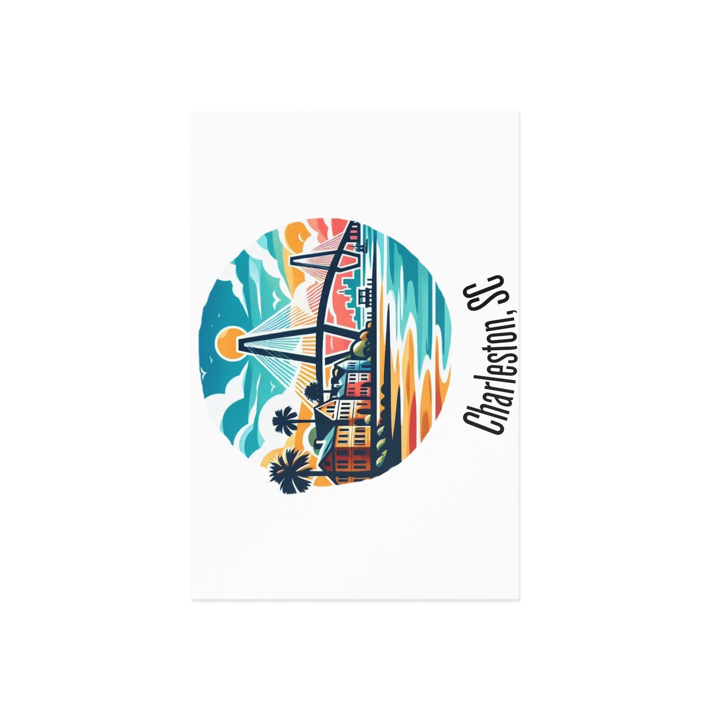 Charleston SC Art Postcards | Souvenirs | Travel Keepsakes | Unique Gifts | Home Decor | Art Prints