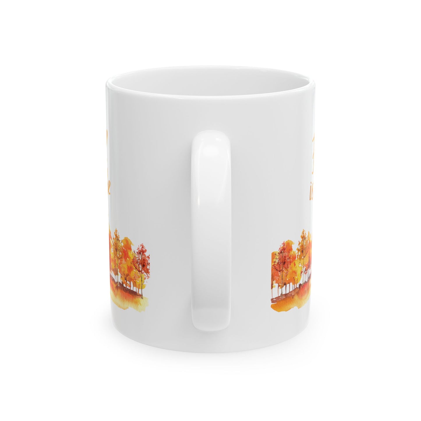 Fall is in the Air Mug, Fall Lover Ceramic Mug, 11oz, 15oz