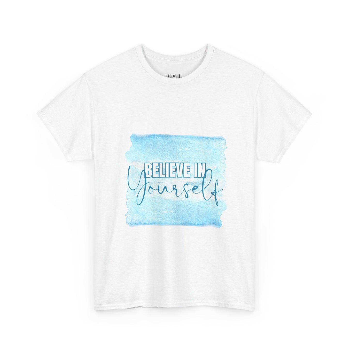Believe in Yourself Empowering Unisex Heavy Cotton Tee, Self-Love T-Shirt, Affirmation Apparel, Gift for Friends, Motivational Clothing