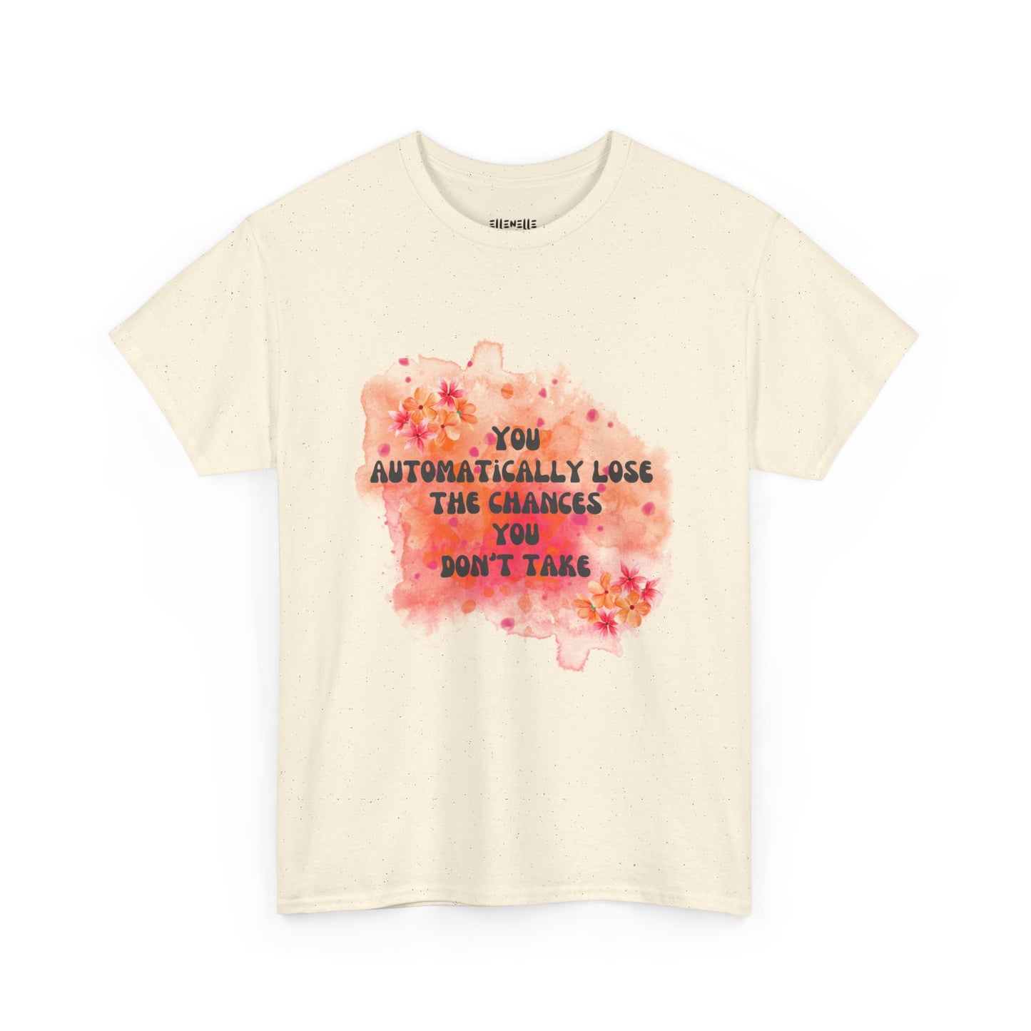 Chances You Don't Take Empowering Unisex Heavy Cotton Tee, Self-Love T-Shirt, Affirmation Apparel, Gift for Friends, Motivational Clothing