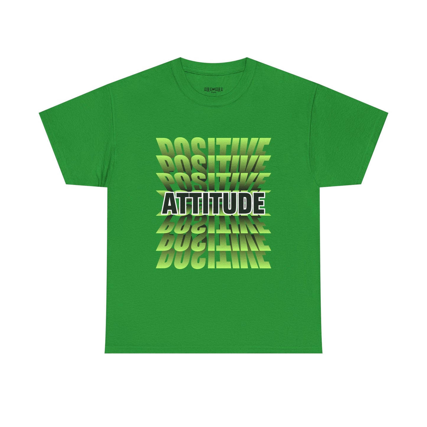 Positive Attitude Empowering Unisex Heavy Cotton Tee, Self-Love T-Shirt, Affirmation Apparel, Gift for Friends, Motivational Clothing