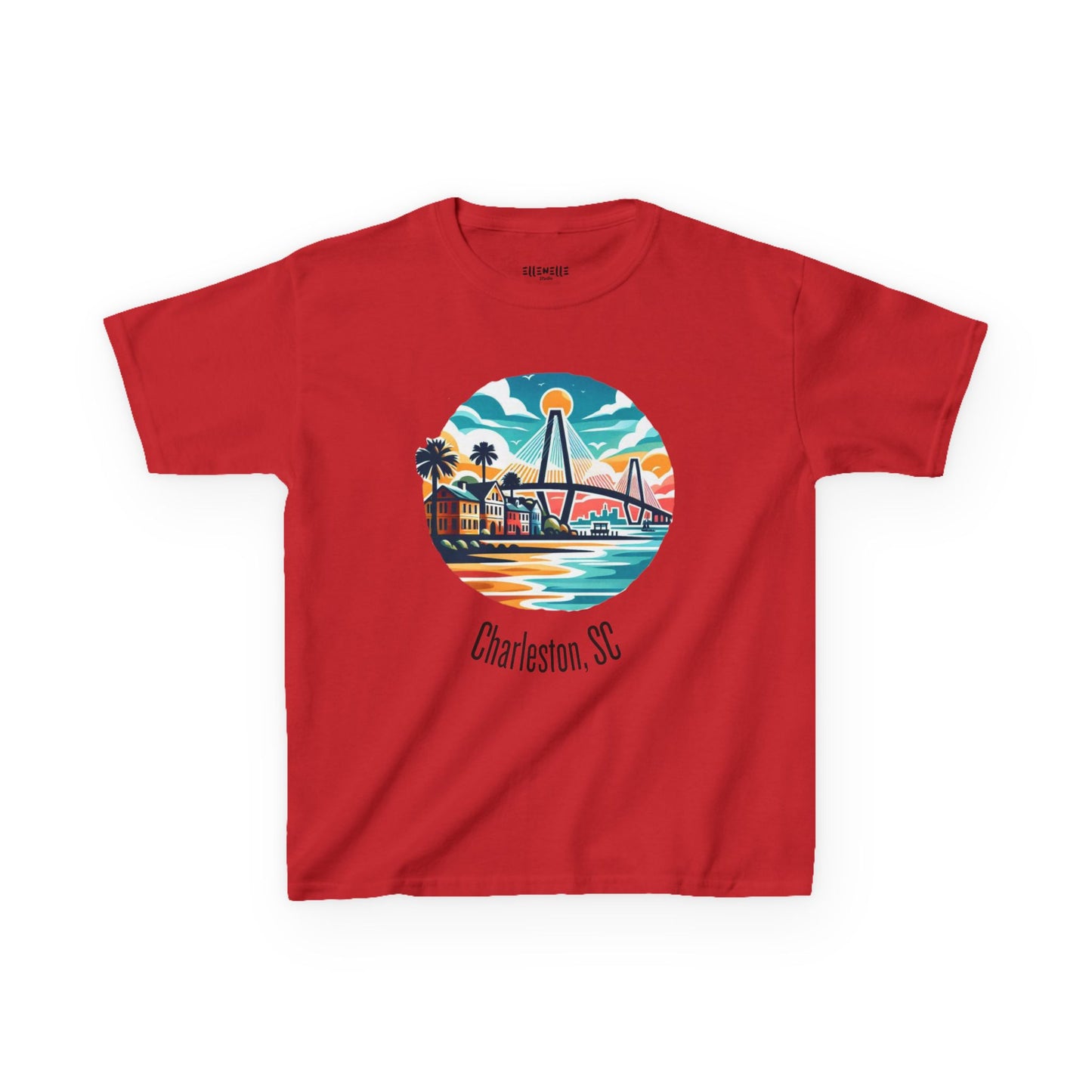 Charleston SC Kids Heavy Cotton Tee, Fun Summer Tee, Kids Vacation Shirt, Coastal Adventure Kids Apparel, Beach Day Outfit, Summer [...]