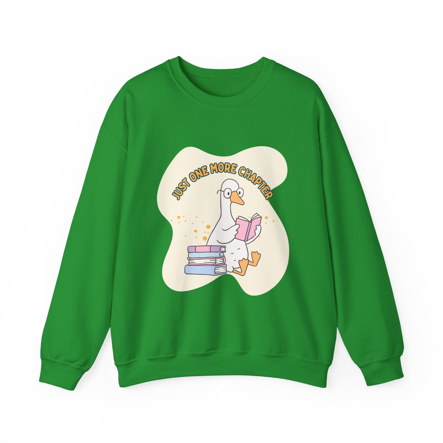 Just One More Chapter Sweatshirt, Perfect Gift for Book Lovers, Literary Apparel, Cozy Reading Gift, Cute Bookworm Crewneck