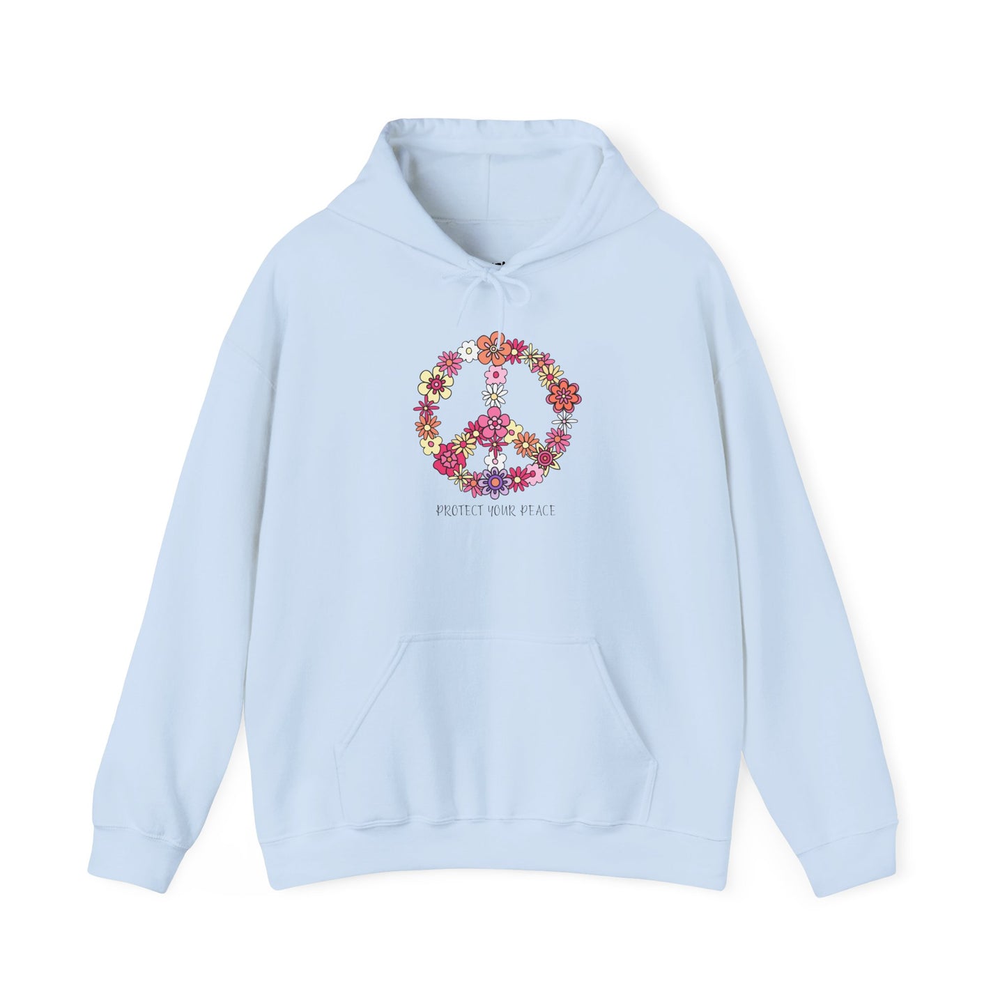Protect Your Peace Motivational Hoodie, Unisex Sweatshirt, Casual Comfort Wear, Gift for Teens, Inspirational Clothing, Everyday Hoodie
