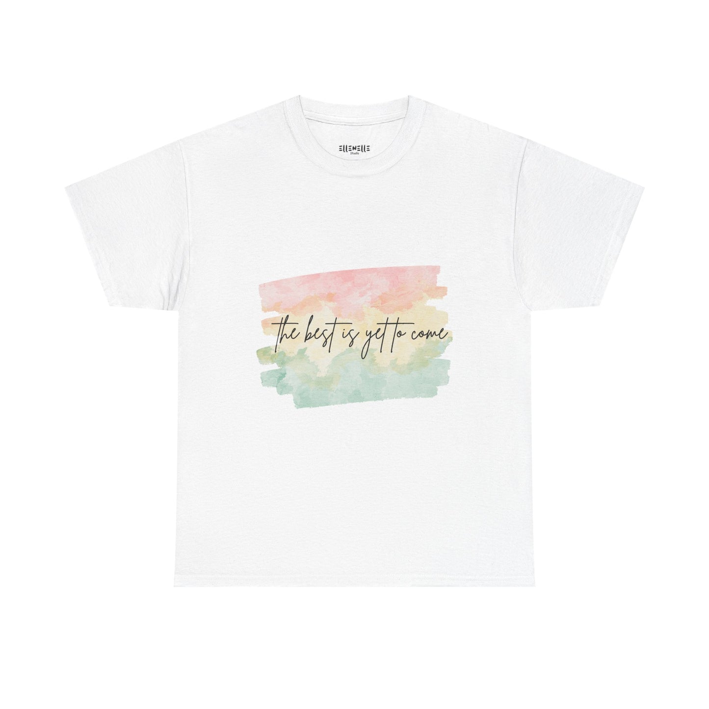 The Best Is Yet To Come Empowering Unisex Heavy Cotton Tee, Self-Love T-Shirt, Affirmation Apparel, Gift for Friends, Motivational Clothing