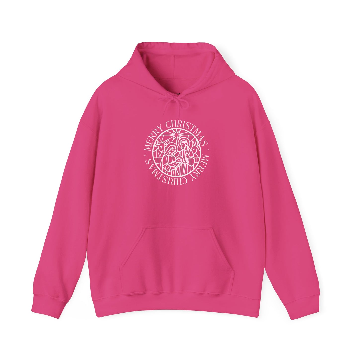 Nativity Unisex Hoodie - Merry Christmas Design