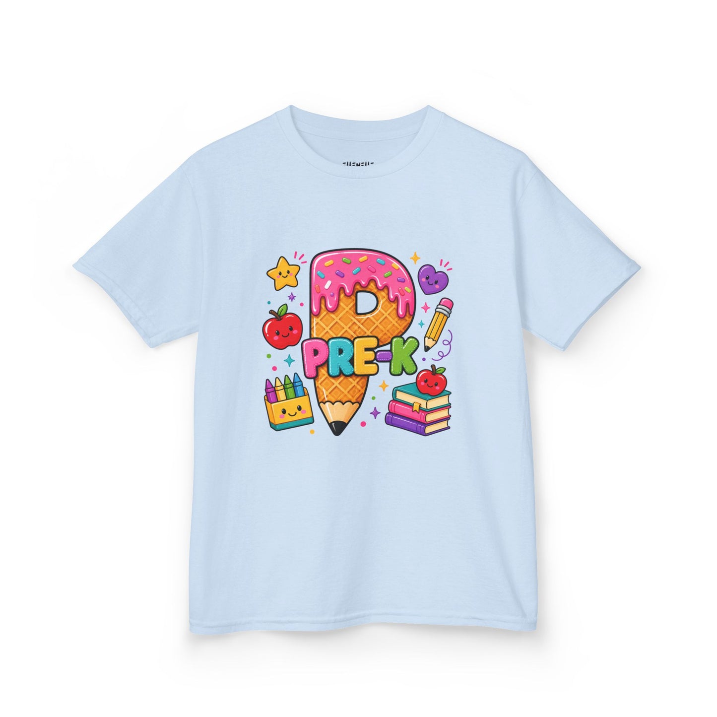 Pre-K T‑Shirt — Cute Ice Cream Pencil Tee