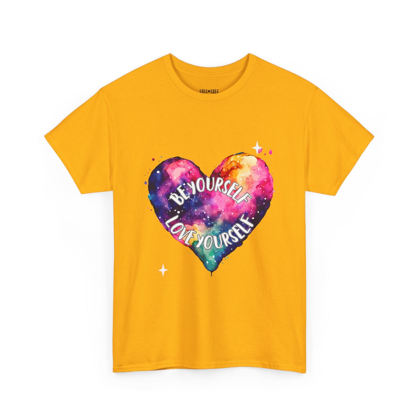 Be Yourself Love Yourself Empowering Unisex Heavy Cotton Tee, Self-Love T-Shirt, Affirmation Apparel, Gift for Friends, Motivational Clothing
