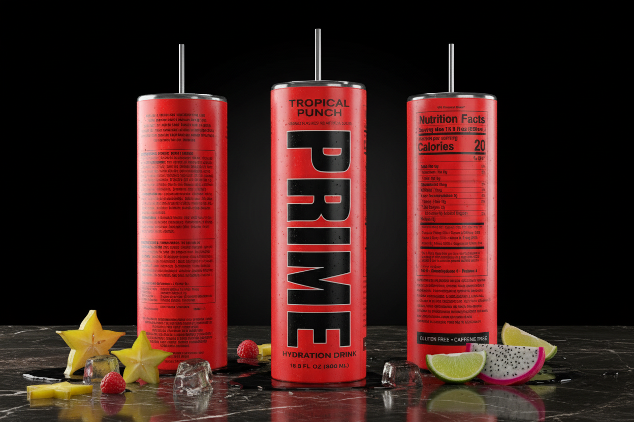 Colorful Prime Energy 20 ounce tumbler