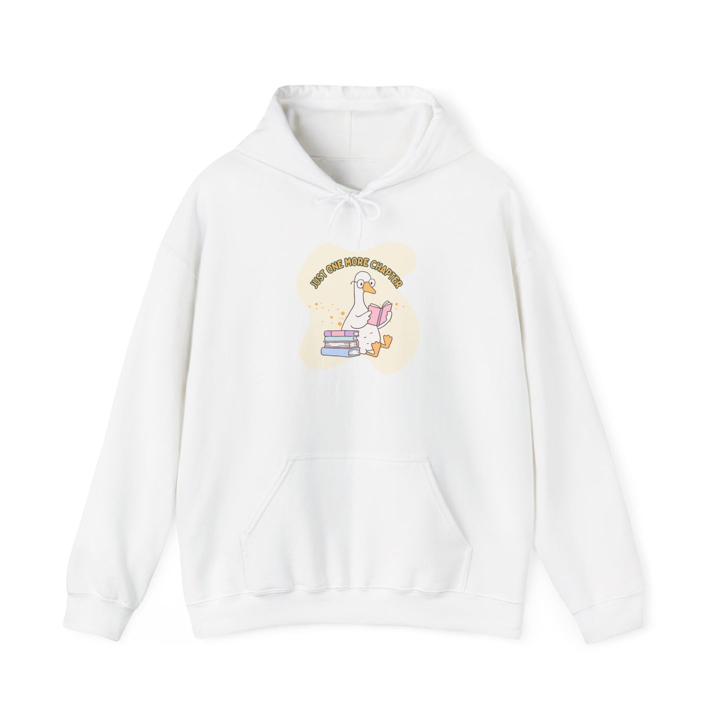 Just One More Chapter Unisex Hooded Sweatshirt with Library Design, Cozy Literature Hoodie for Book Lovers, Perfect Gift for Readers, Literary [...]