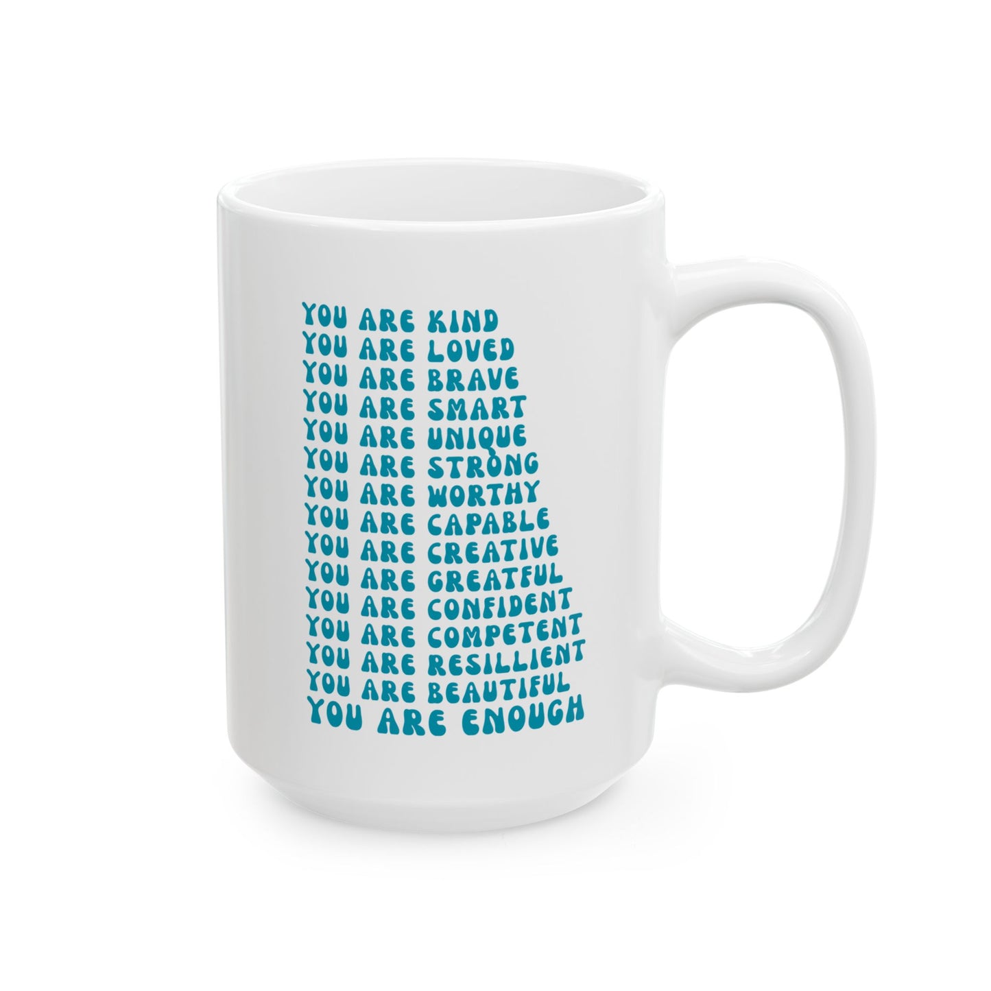 You are Enough Inspirational Ceramic Mug, 11oz and 15oz Coffee Cup for Motivation, Great Gift for Friends, Birthday, Self-Care, Office Decor, [...]