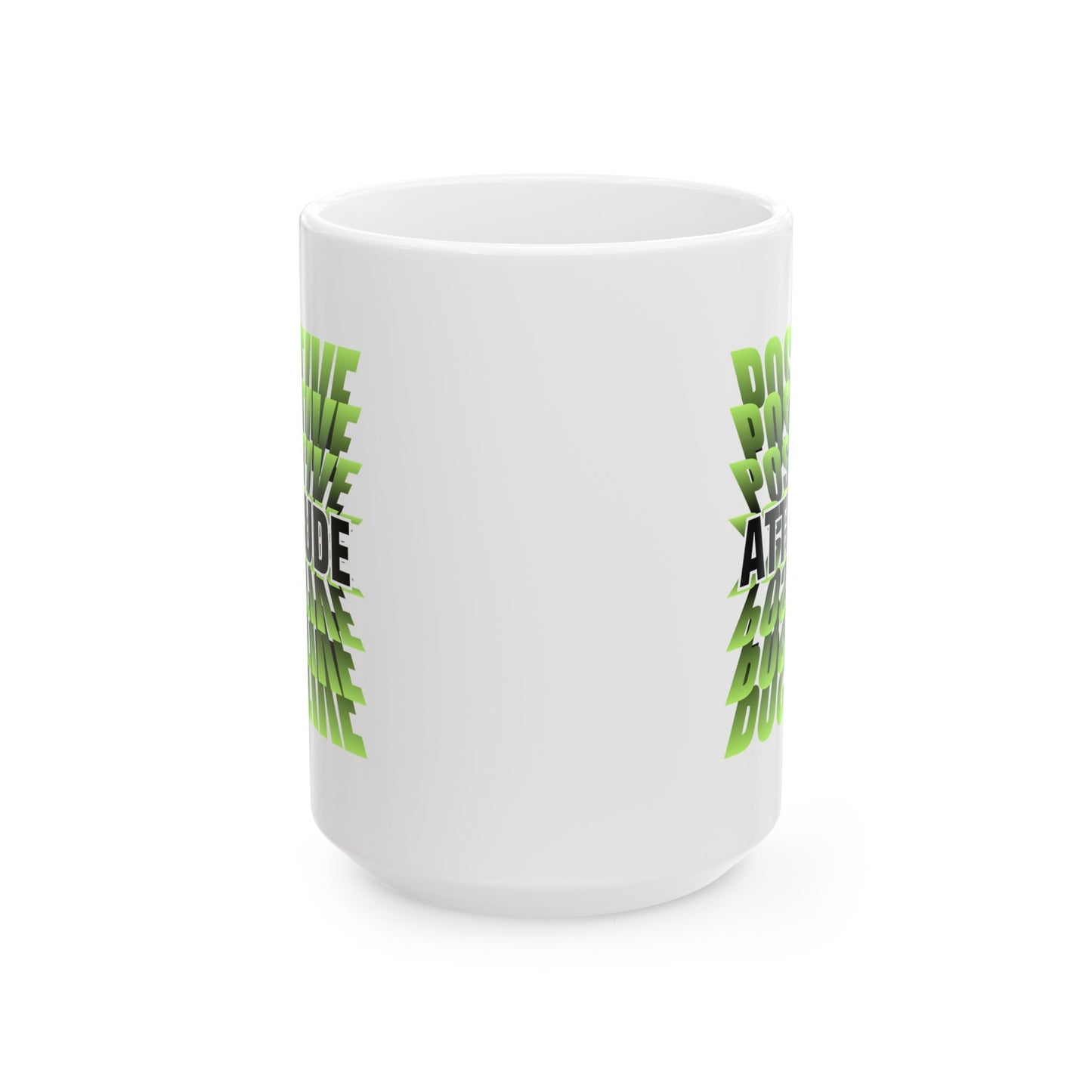 Positive Attitude Inspirational Ceramic Mug, 11oz and 15oz Coffee Cup for Motivation, Great Gift for Friends, Birthday, Self-Care, Office Decor, [...]