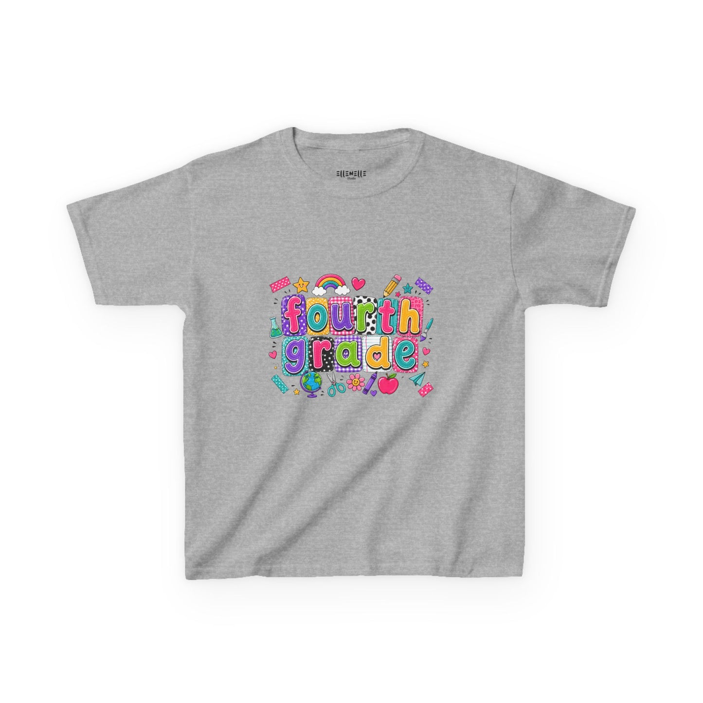 Fourth Grade T‑Shirt — Bright Back-to-School Tee