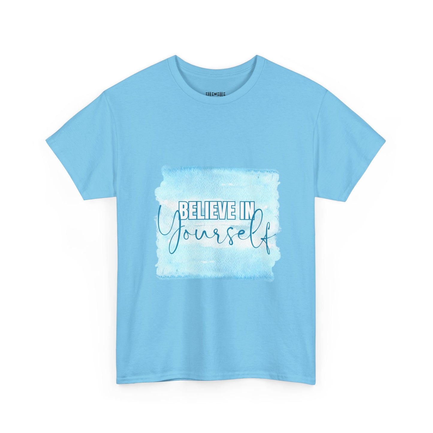 Believe in Yourself Empowering Unisex Heavy Cotton Tee, Self-Love T-Shirt, Affirmation Apparel, Gift for Friends, Motivational Clothing
