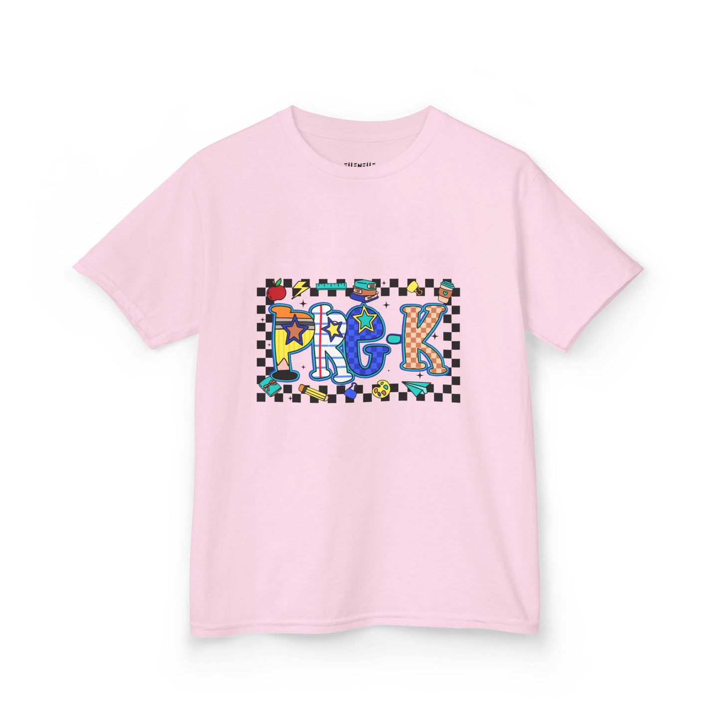 Pre-K T‑Shirt — Checkerboard Back-to-School Tee