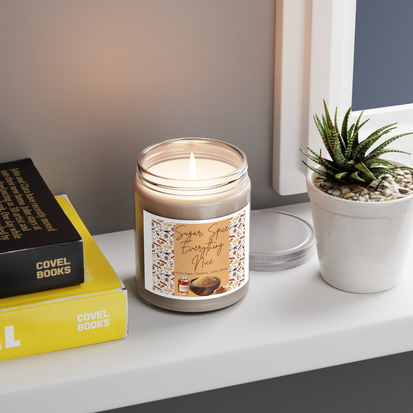 Sugar, Spice, Everything Nice Soy Candle - Cozy Fall Aroma - 9oz