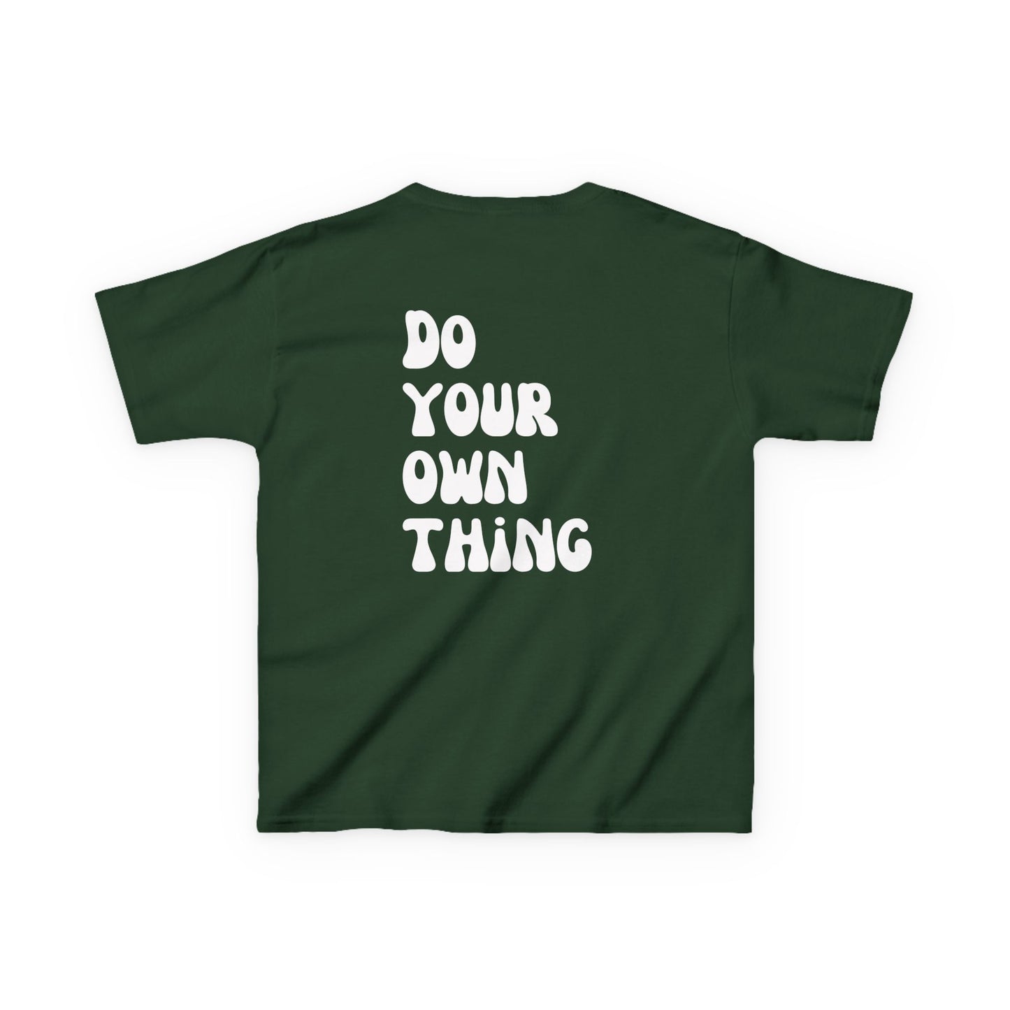 Do Your Own Thing Motivational Kids T-Shirt, Positive Affirmation Shirt, Gift for Children, Encouraging Apparel