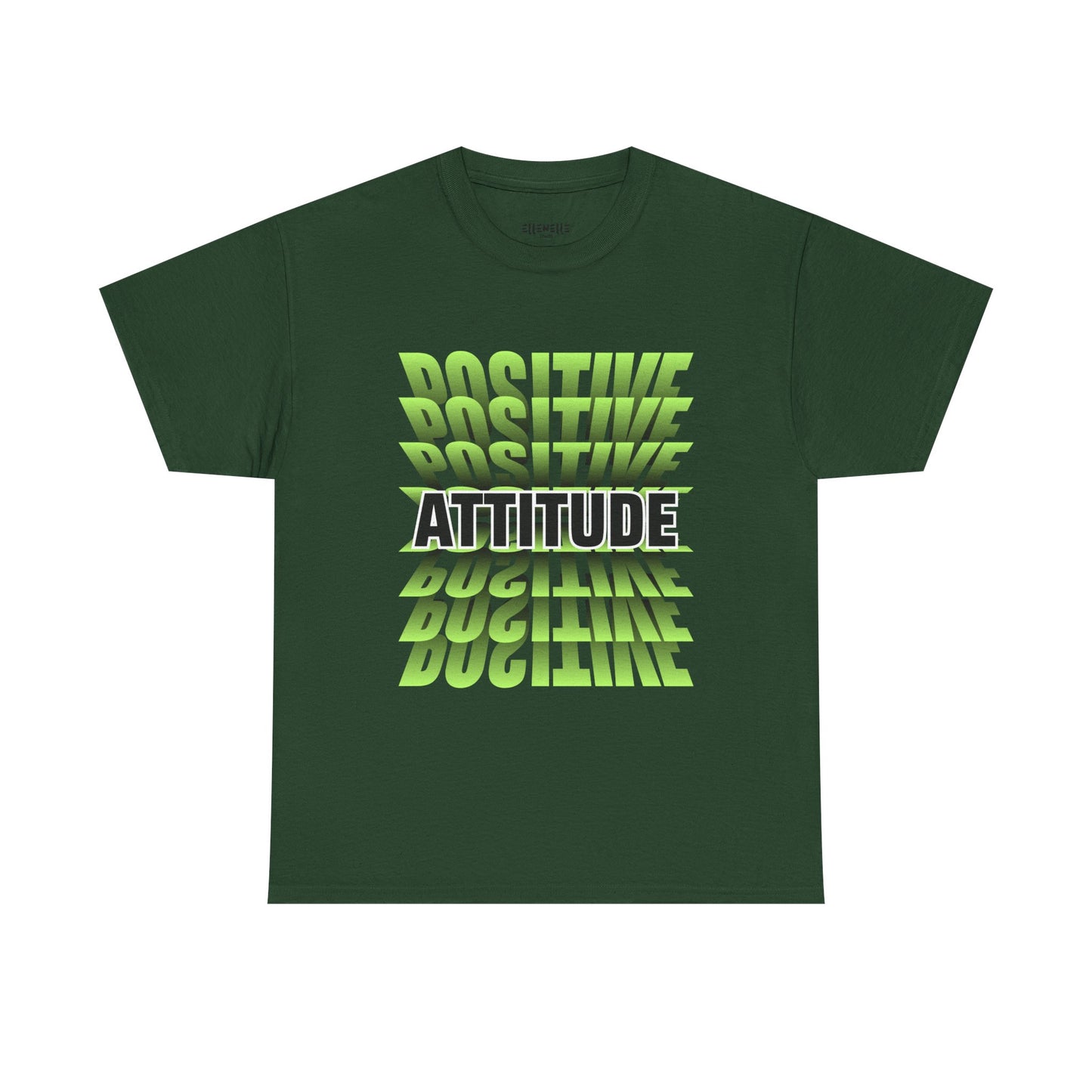 Positive Attitude Empowering Unisex Heavy Cotton Tee, Self-Love T-Shirt, Affirmation Apparel, Gift for Friends, Motivational Clothing