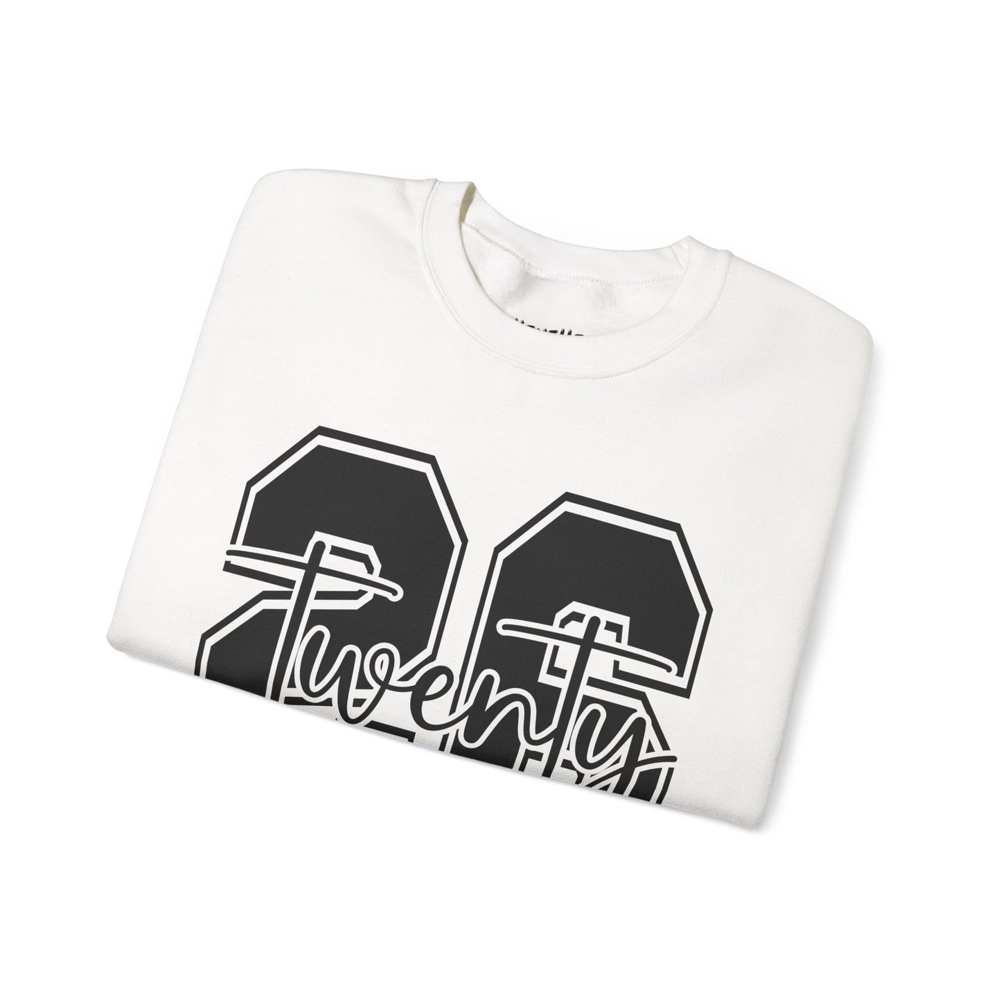 2026 Happy New Year Crewneck Sweatshirt — "Twenty twenty-six" Graphic Pullover