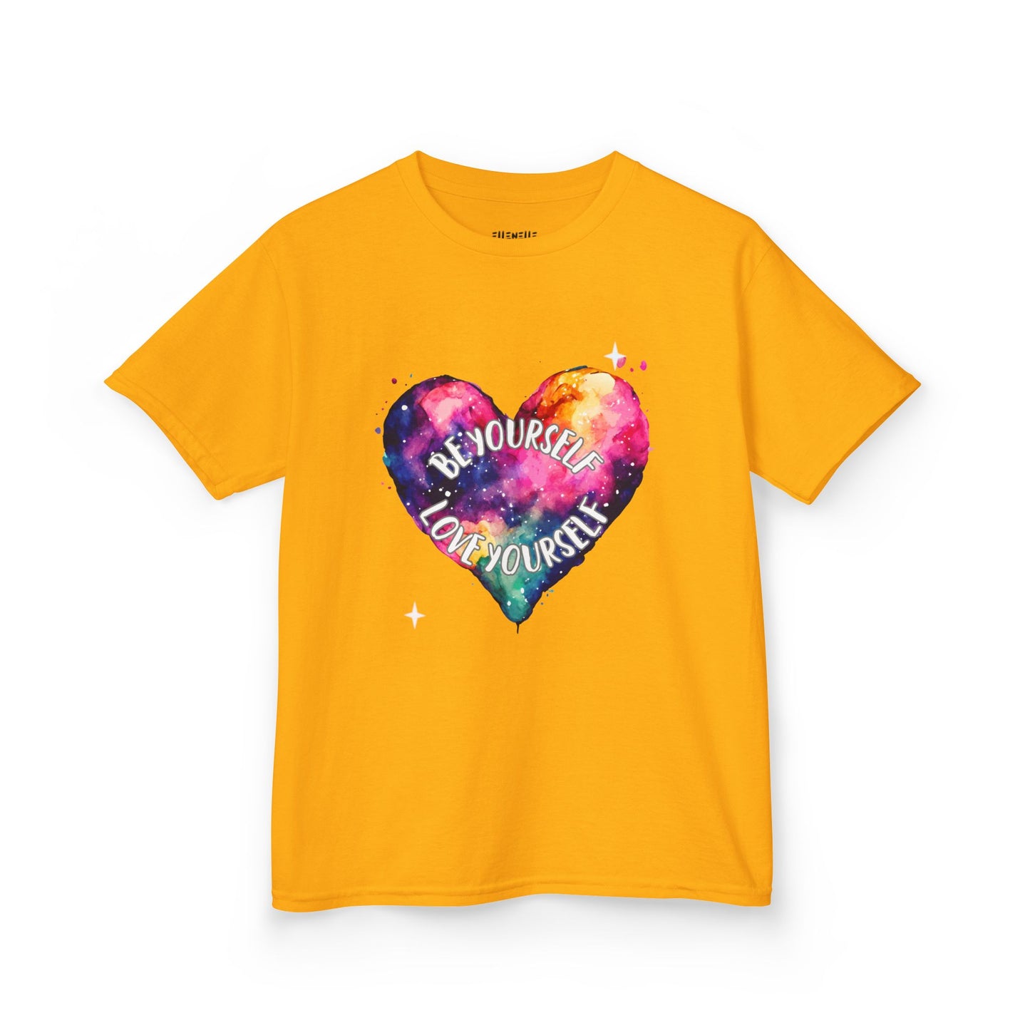 Be Yourself Love Yourself Motivational Kids T-Shirt, Positive Affirmation Shirt, Gift for Children, Encouraging Apparel