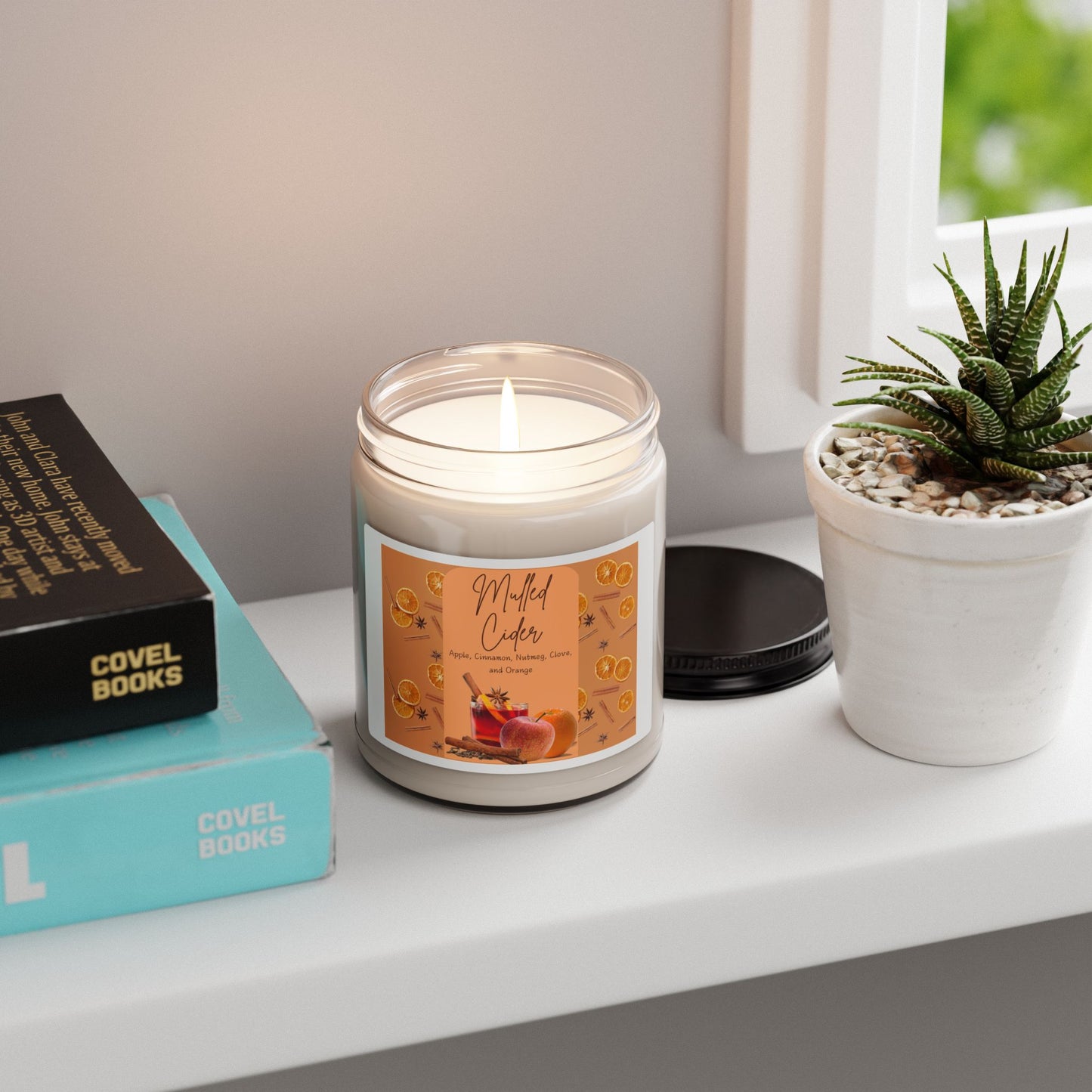 Mulled Cider Scented Soy Candle, 9oz