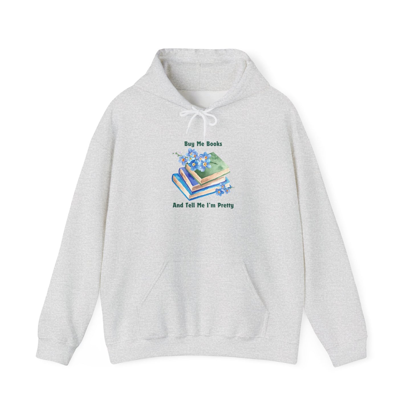 Buy Me Books Unisex Hooded Sweatshirt with Library Design, Cozy Literature Hoodie for Book Lovers, Perfect Gift for Readers, Literary [...]