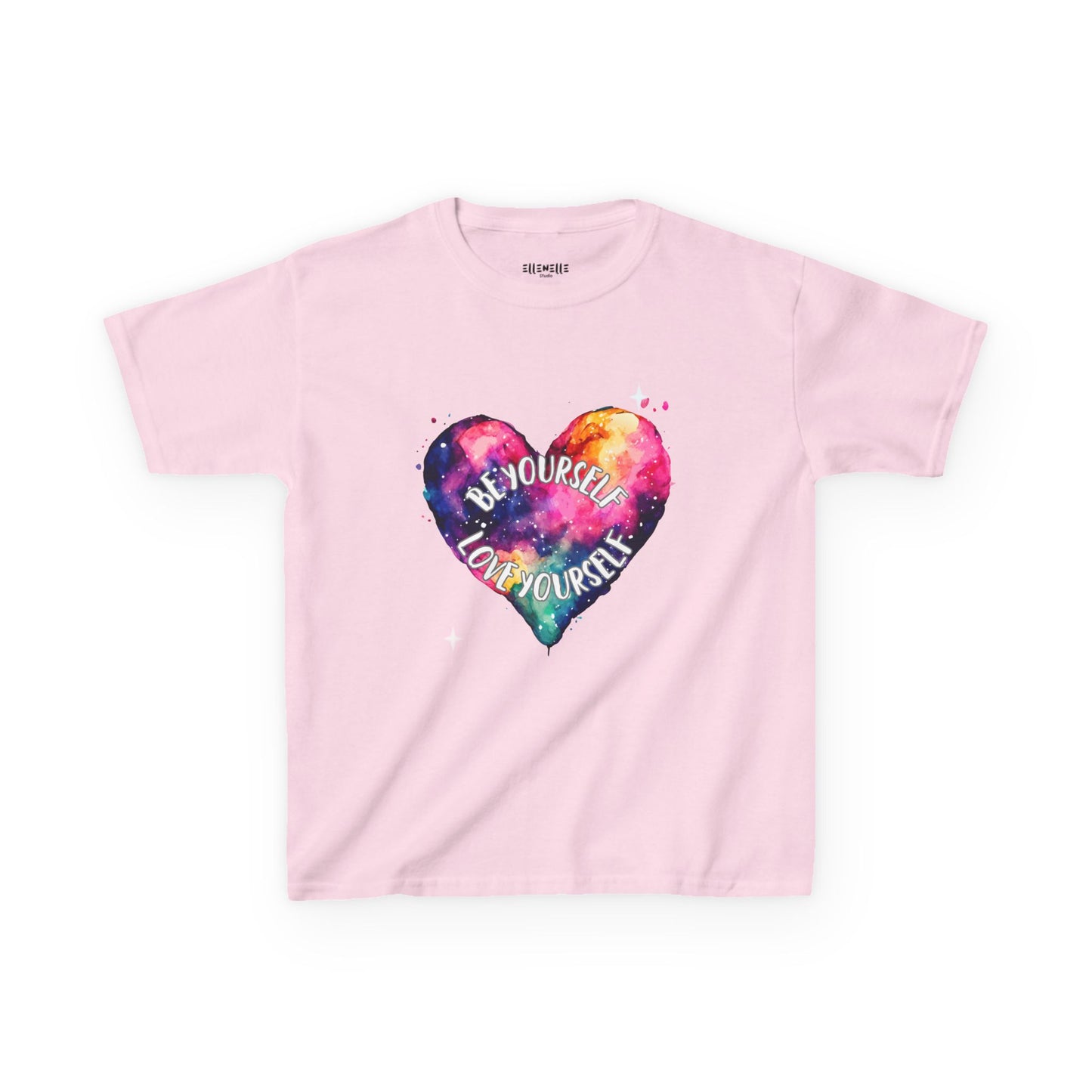 Be Yourself Love Yourself Motivational Kids T-Shirt, Positive Affirmation Shirt, Gift for Children, Encouraging Apparel