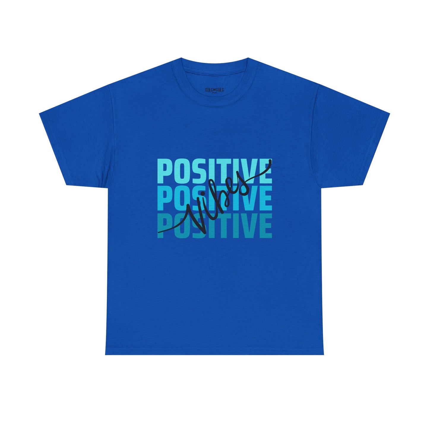 Positive Vibes Empowering Unisex Heavy Cotton Tee, Self-Love T-Shirt, Affirmation Apparel, Gift for Friends, Motivational Clothing