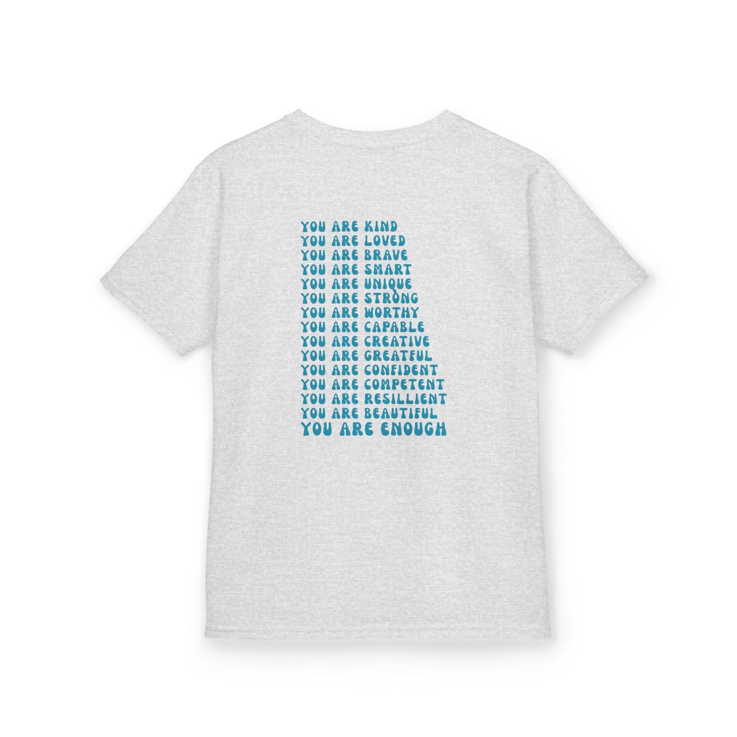 You Are Enough, Motivational Kids T-Shirt, Positive Affirmation Shirt, Gift for Children, Encouraging Apparel