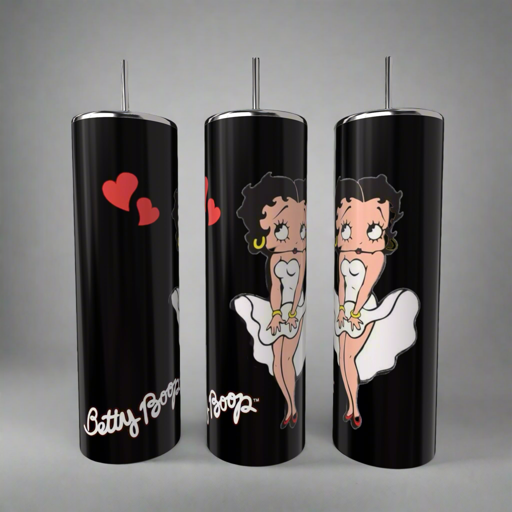 Betty B Heart 20oz Skinny Tumbler