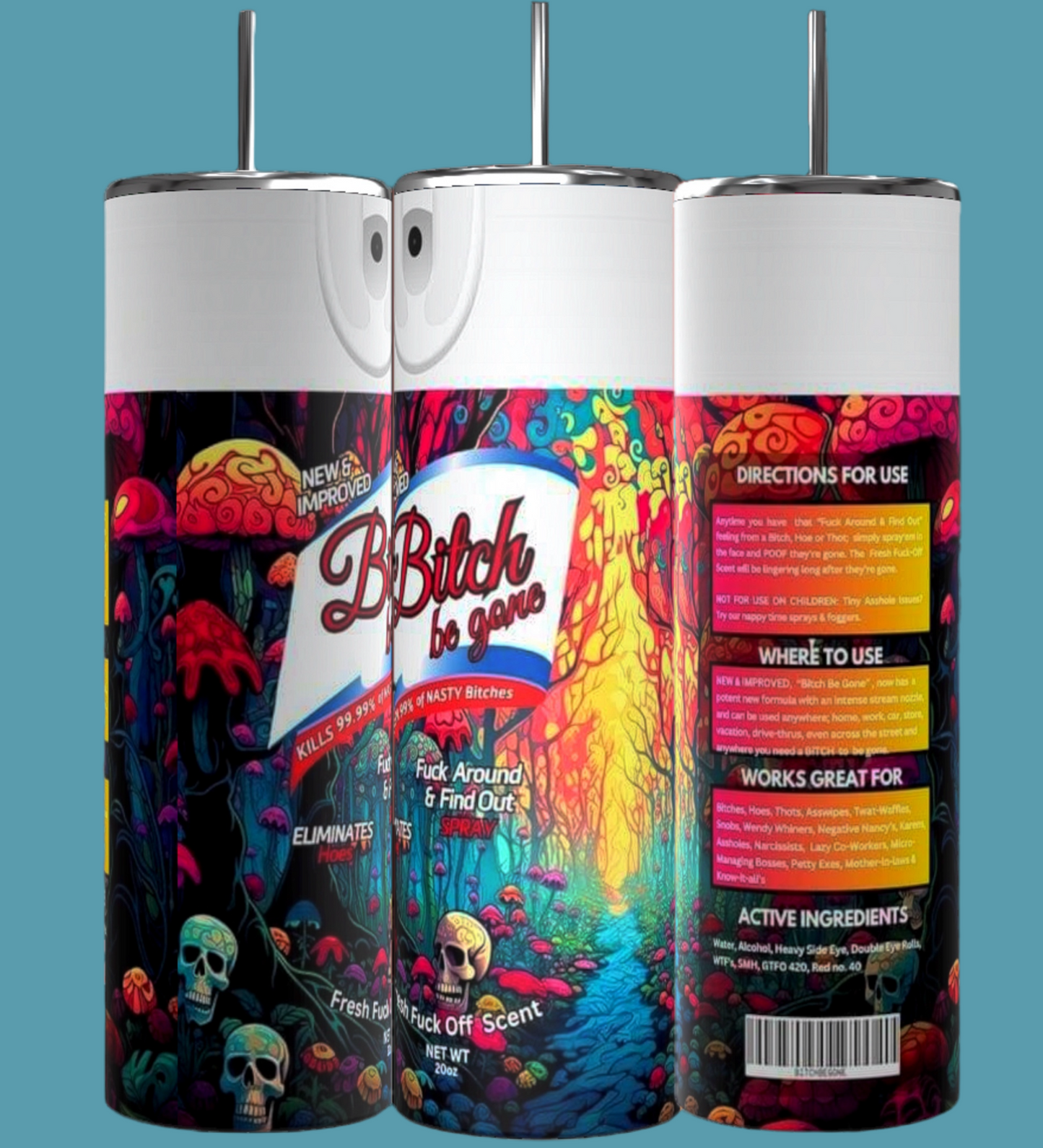 Halloween Bitch Spray 20oz Tumbler