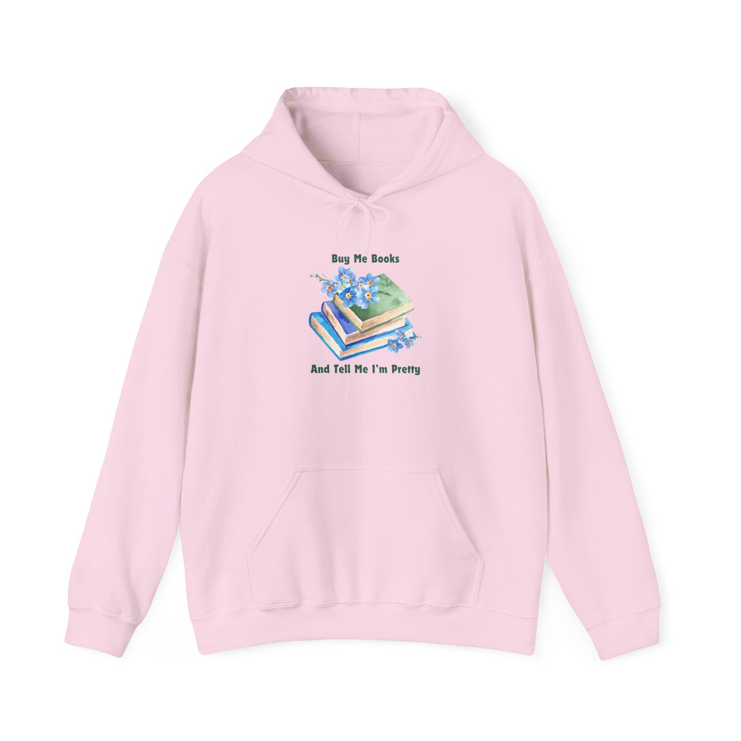 Buy Me Books Unisex Hooded Sweatshirt with Library Design, Cozy Literature Hoodie for Book Lovers, Perfect Gift for Readers, Literary [...]