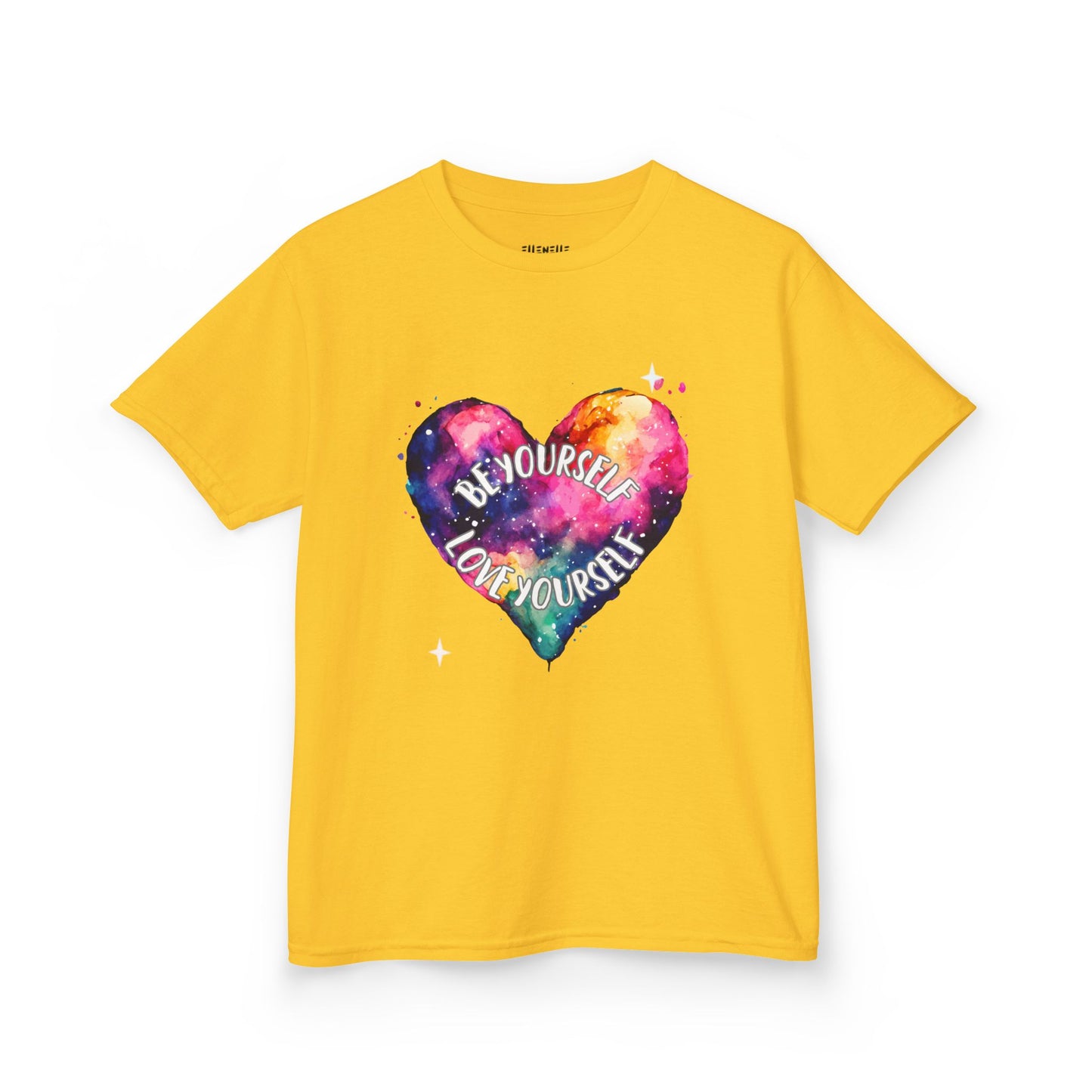 Be Yourself Love Yourself Motivational Kids T-Shirt, Positive Affirmation Shirt, Gift for Children, Encouraging Apparel