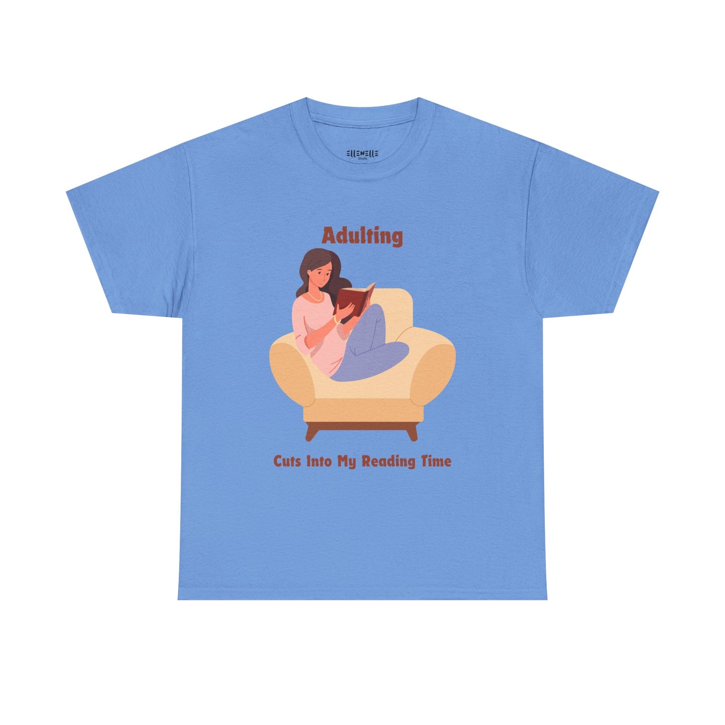 Adulting Cuts into My Reading Time T-Shirt, Unisex Tee