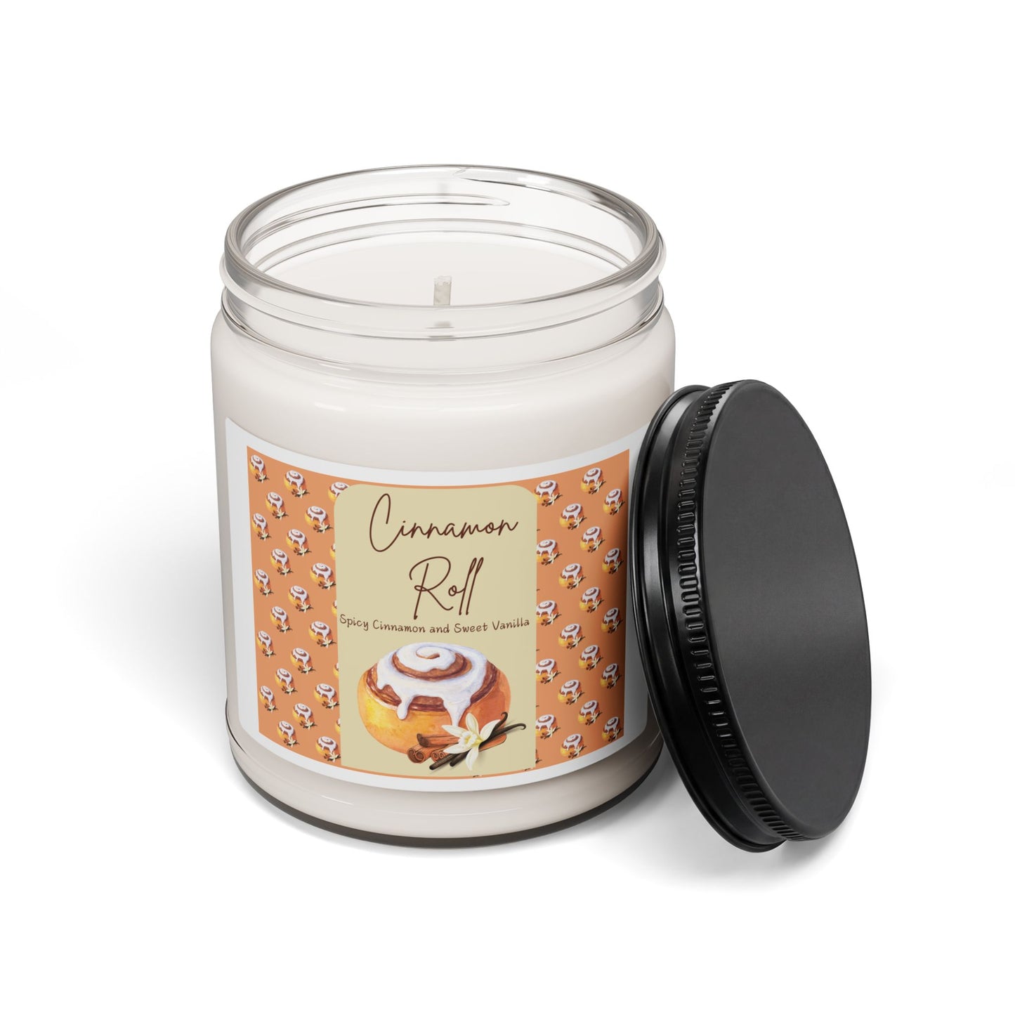 Cinnamon Roll Scented Soy Candle, 9oz