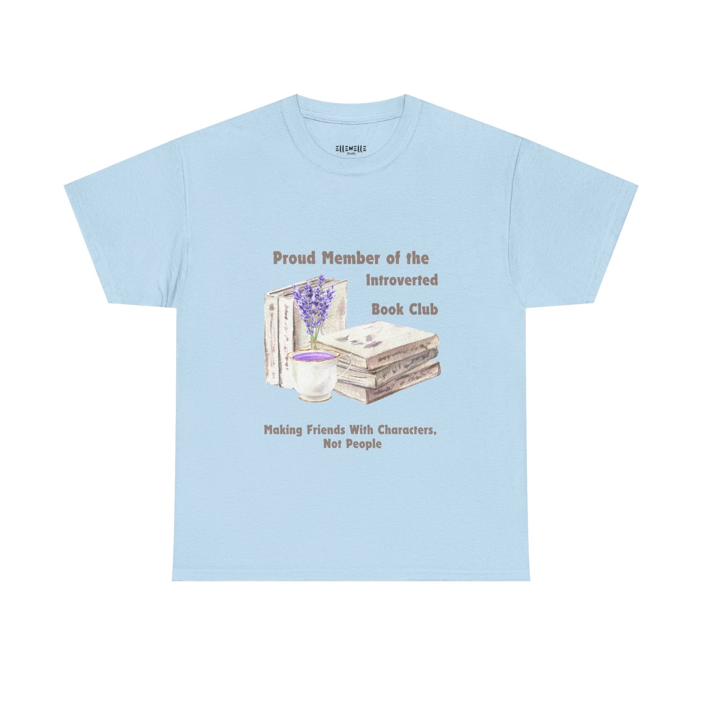 Introverted Book Club, Book-lover, Unisex Tee