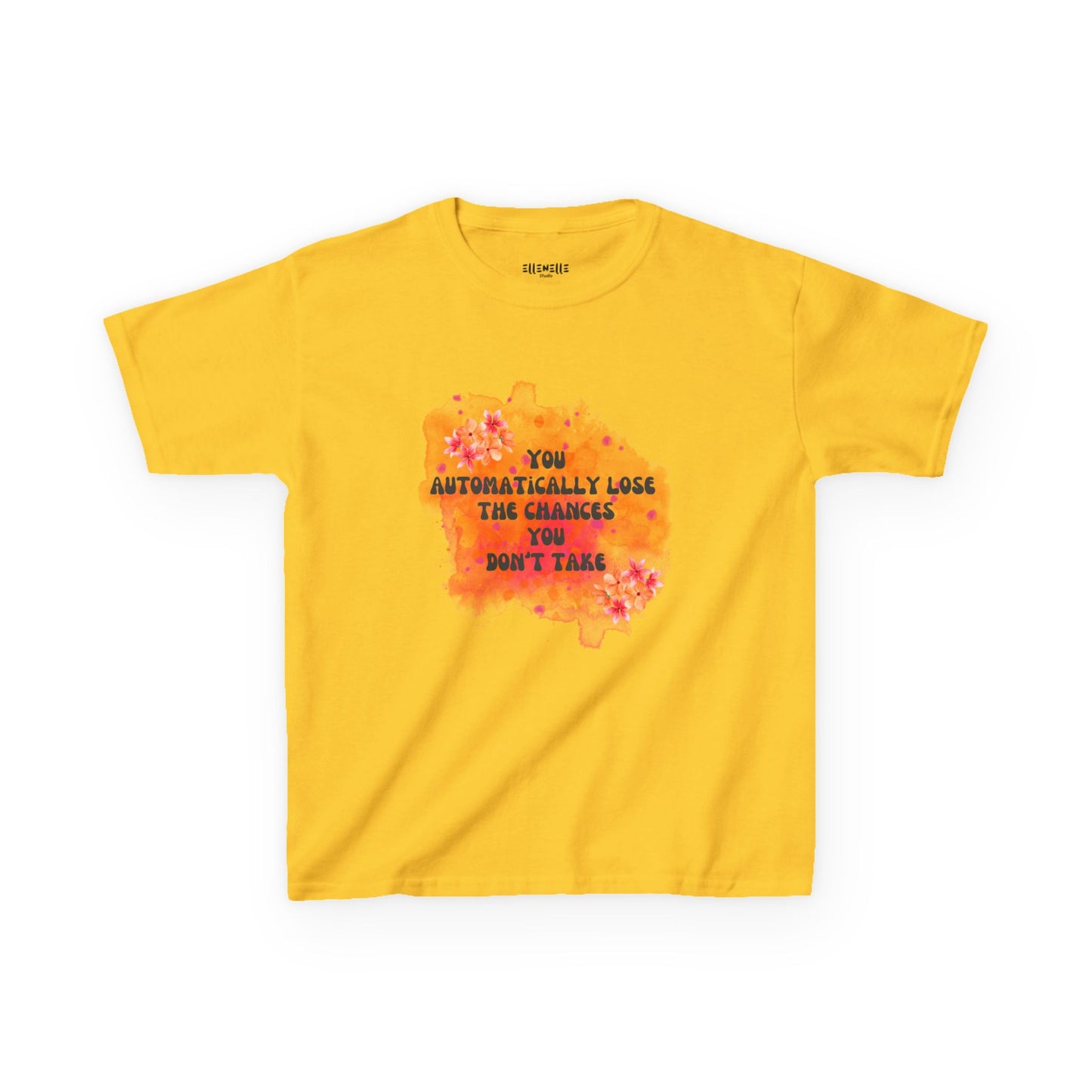 Chances You Don't Take Motivational Kids T-Shirt, Positive Affirmation Shirt, Gift for Children, Encouraging Apparel