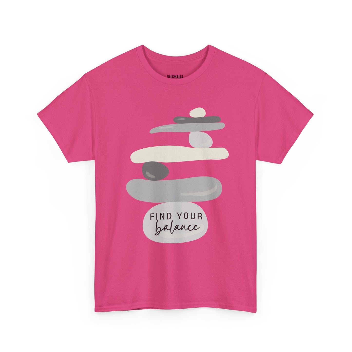Find Your Balance Empowering Unisex Heavy Cotton Tee, Self-Love T-Shirt, Affirmation Apparel, Gift for Friends, Motivational Clothing