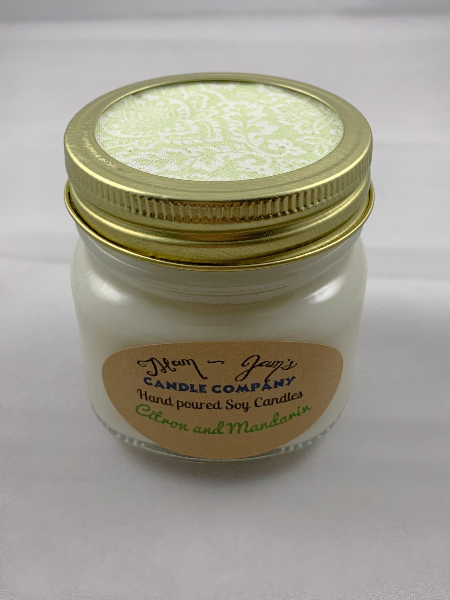 Citrus Agave Soy Candle – Bright & Citrus Scent | Mam Jam’s