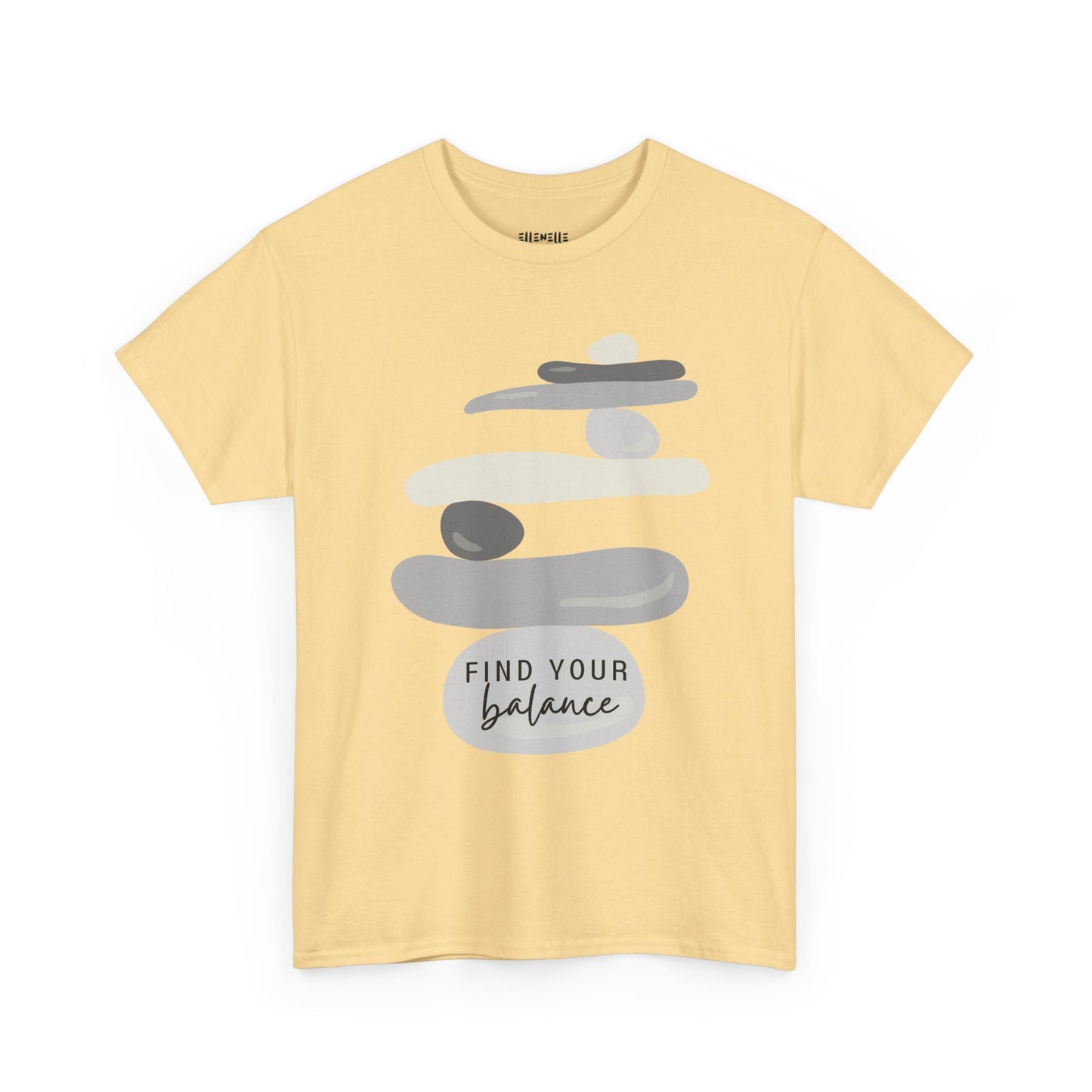 Find Your Balance Empowering Unisex Heavy Cotton Tee, Self-Love T-Shirt, Affirmation Apparel, Gift for Friends, Motivational Clothing