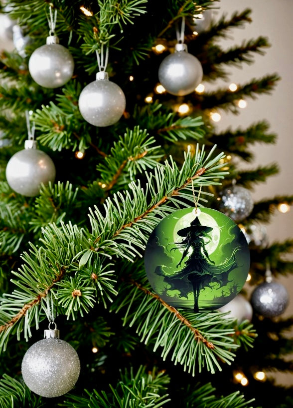 Wicked Witch Ceramic Tree Ornament