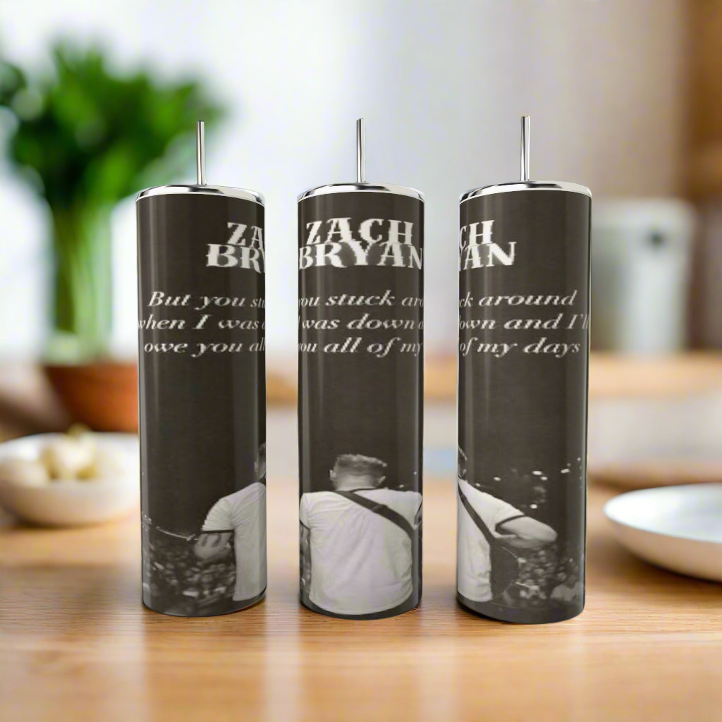 Zach Bryan Lyric 20oz Tumbler