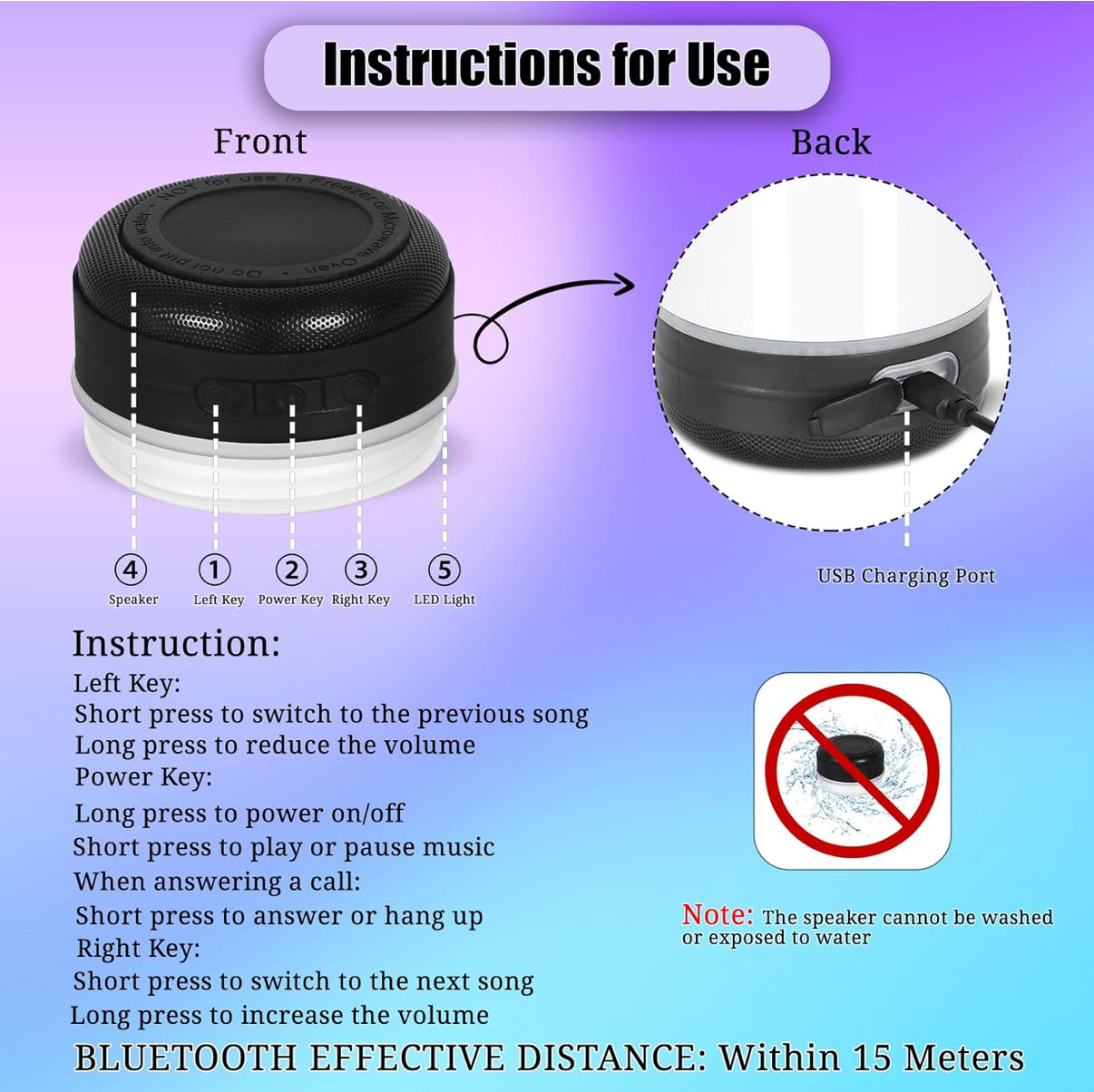 Custom Bluetooth Speaker Tumbler, 20oz Stainless Steel