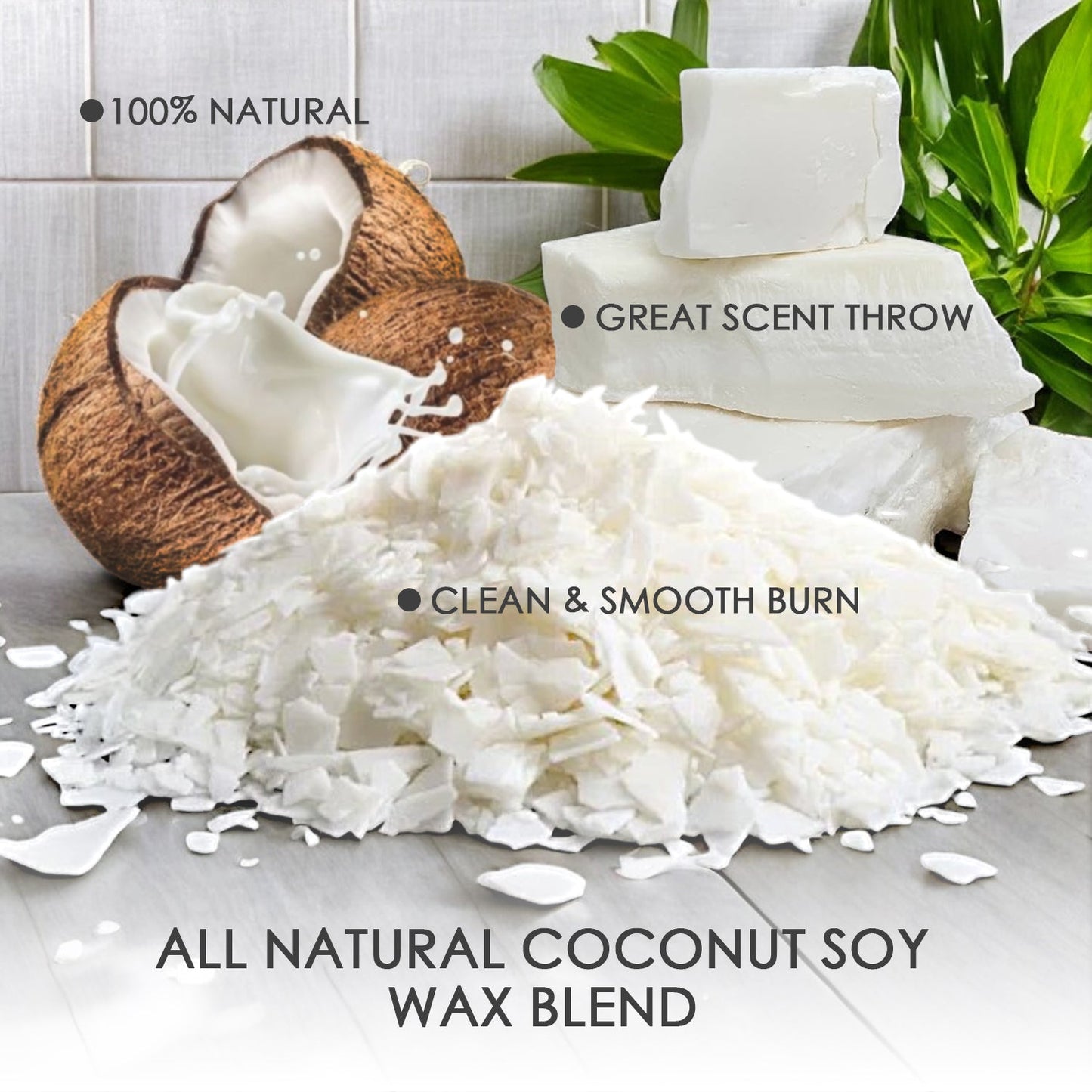 Midnight Tides Crystal-Enhanced Premium Coconut-Soy Wax Melts