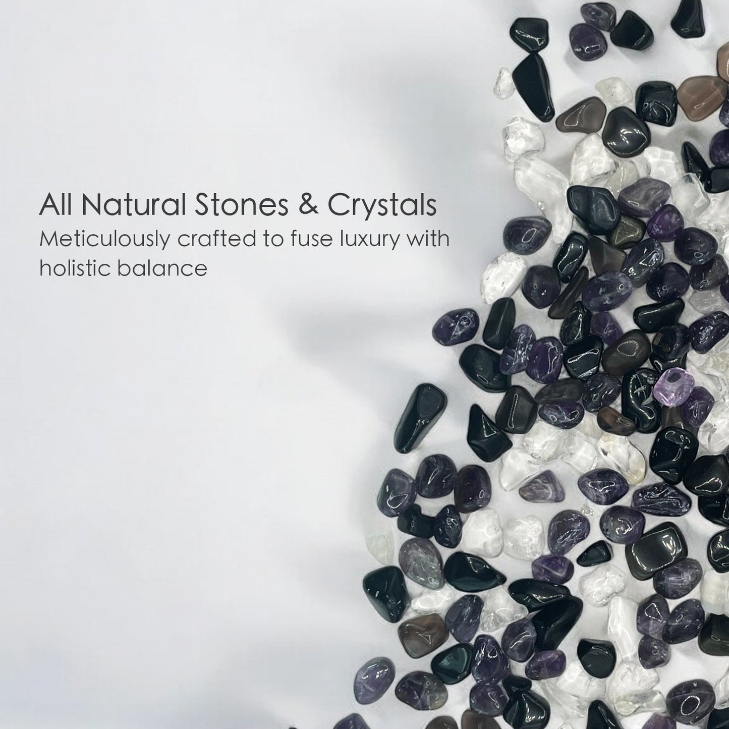 Gemini Zodiac Crystal-Enhanced Reed Oil Diffuser, Midnight Tides Scent, 100ml